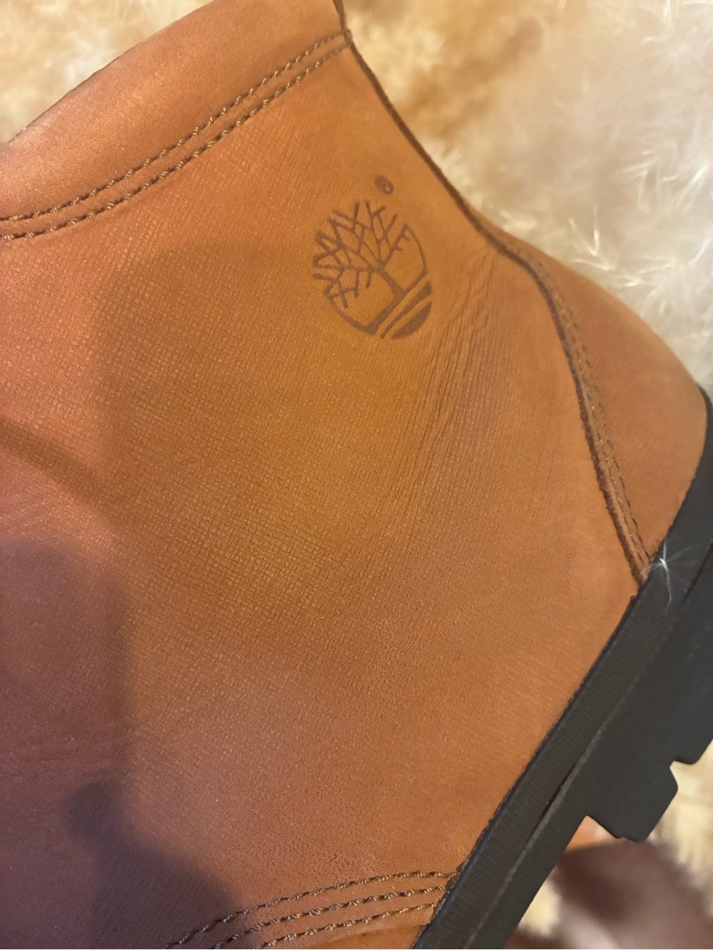 Tims! Come get ‘em- Brown Leather Lace-Up boots